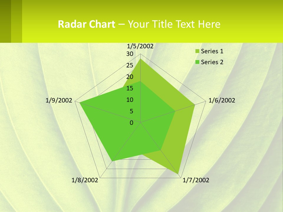 A Green Leaf Powerpoint Presentation PowerPoint Template