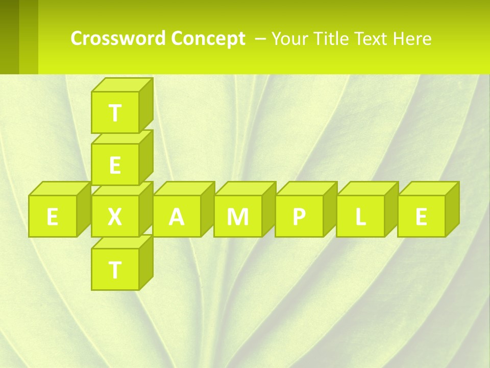 A Green Leaf Powerpoint Presentation PowerPoint Template