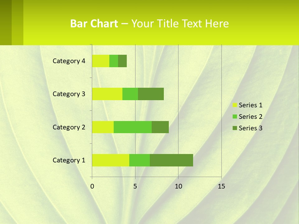 A Green Leaf Powerpoint Presentation PowerPoint Template