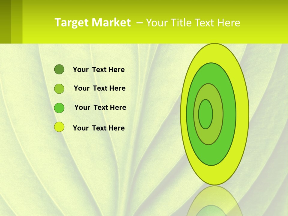 A Green Leaf Powerpoint Presentation PowerPoint Template