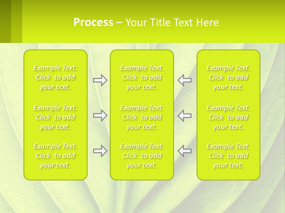 A Green Leaf Powerpoint Presentation PowerPoint Template