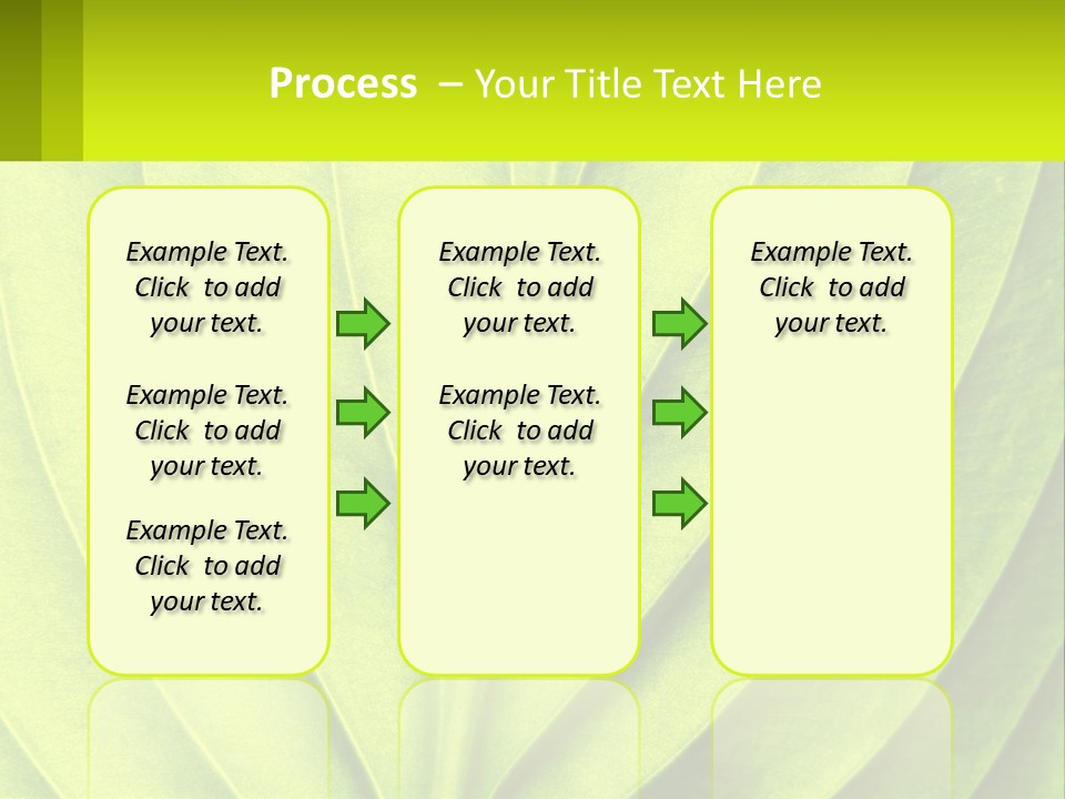 A Green Leaf Powerpoint Presentation PowerPoint Template