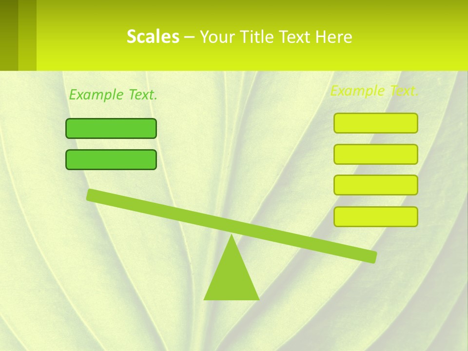 A Green Leaf Powerpoint Presentation PowerPoint Template