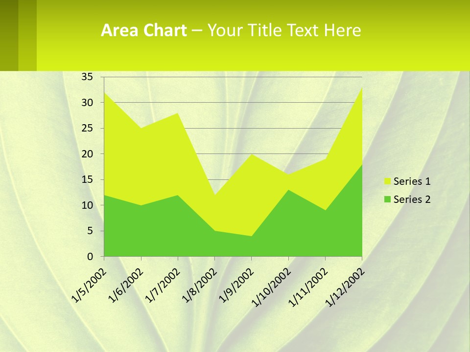 A Green Leaf Powerpoint Presentation PowerPoint Template