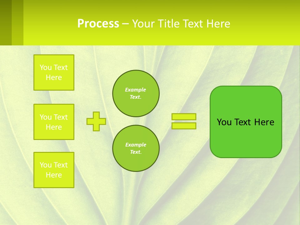 A Green Leaf Powerpoint Presentation PowerPoint Template
