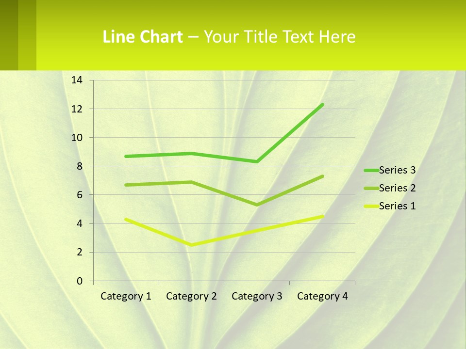 A Green Leaf Powerpoint Presentation PowerPoint Template