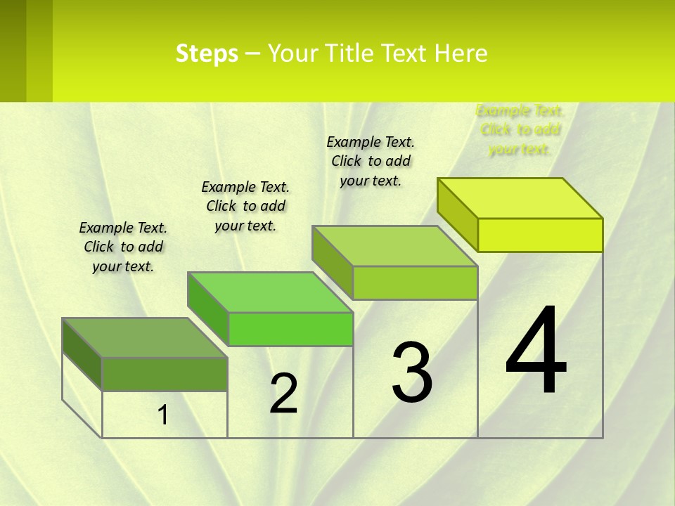 A Green Leaf Powerpoint Presentation PowerPoint Template