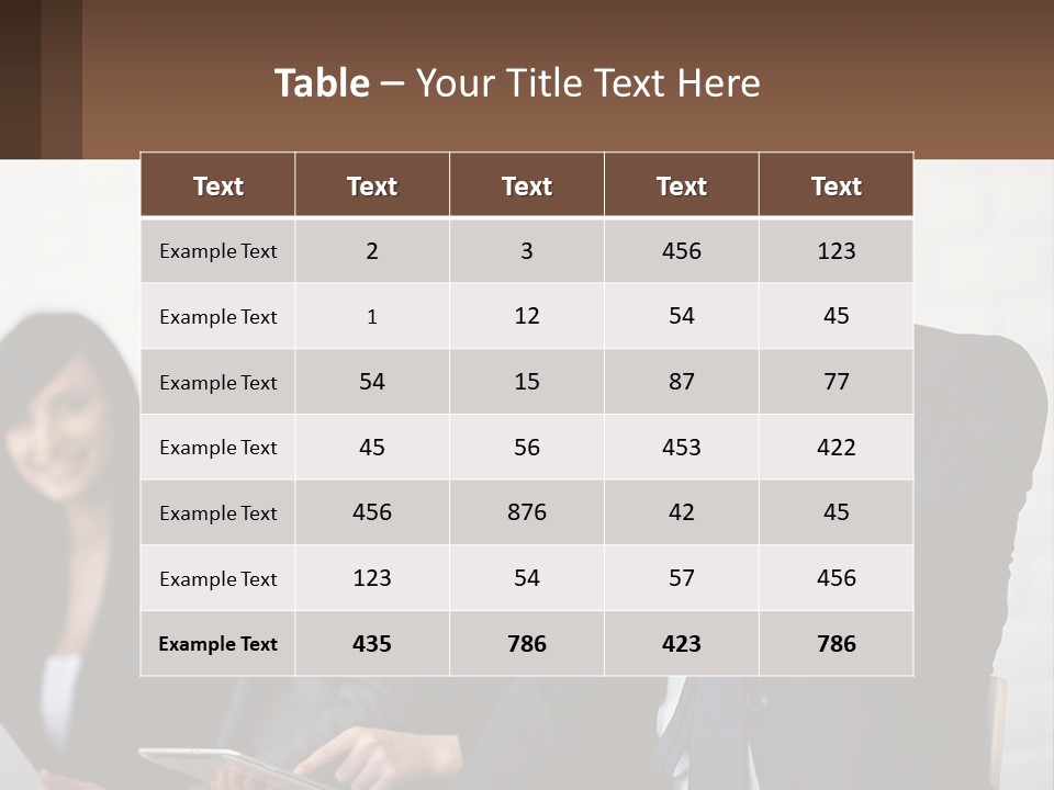 A Group Of People In Business Suits Are Talking On Their Cell Phones PowerPoint Template