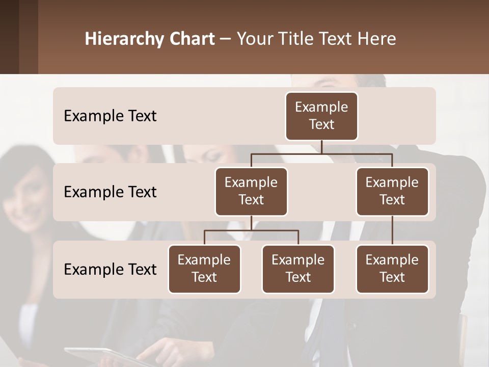 A Group Of People In Business Suits Are Talking On Their Cell Phones PowerPoint Template