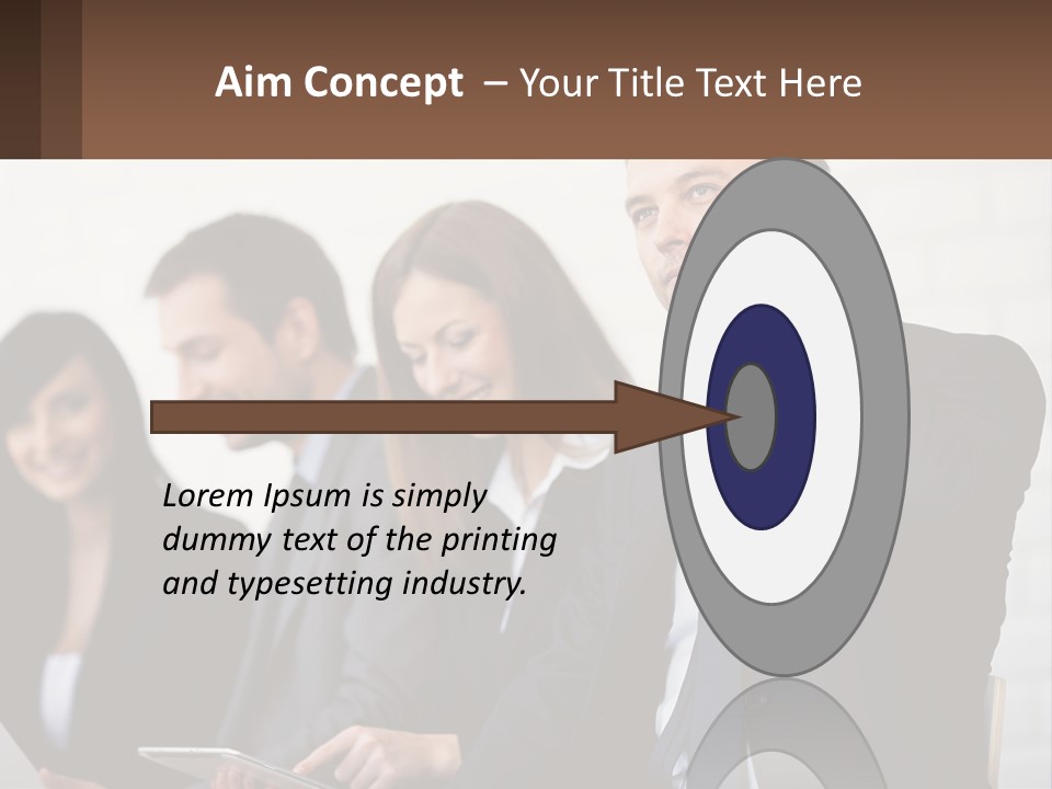 A Group Of People In Business Suits Are Talking On Their Cell Phones PowerPoint Template