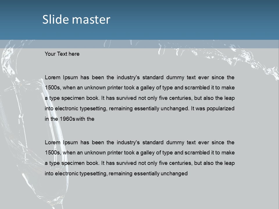 A Glass Of Wine Is Being Poured Into It PowerPoint Template
