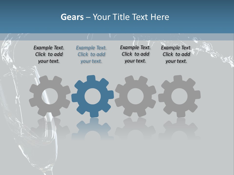 A Glass Of Wine Is Being Poured Into It PowerPoint Template