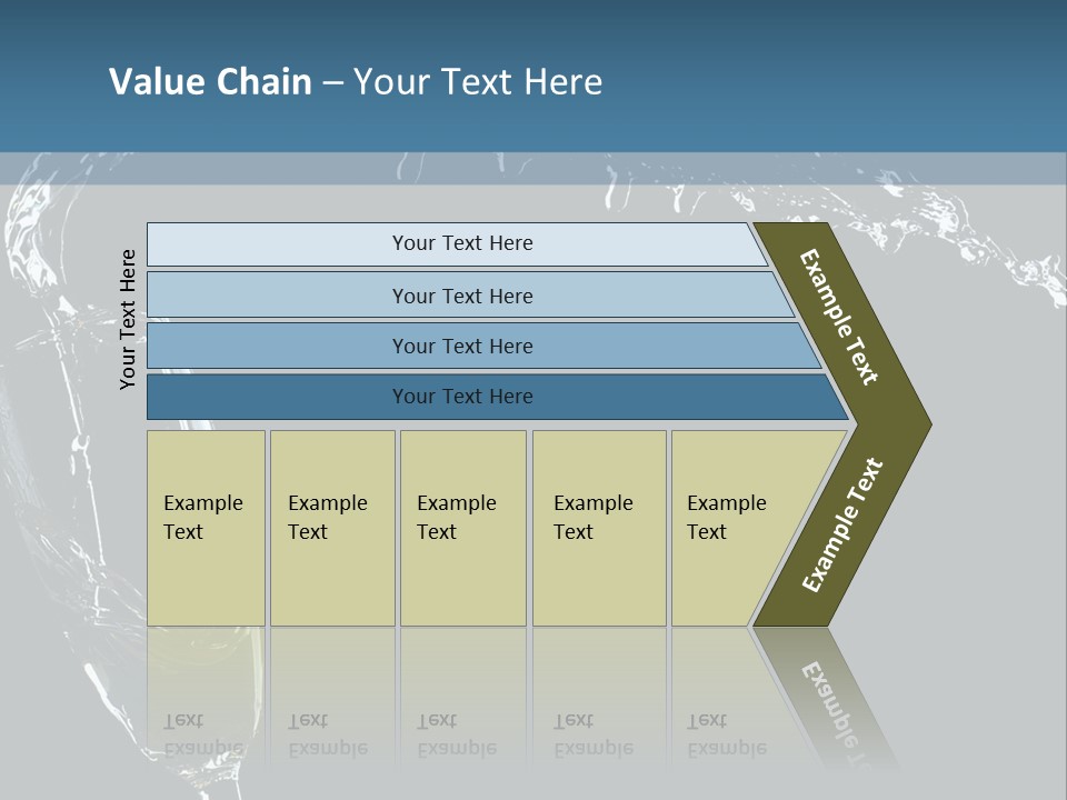 A Glass Of Wine Is Being Poured Into It PowerPoint Template