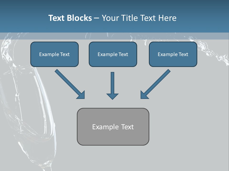 A Glass Of Wine Is Being Poured Into It PowerPoint Template