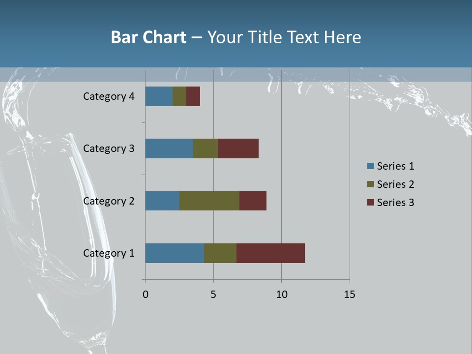 A Glass Of Wine Is Being Poured Into It PowerPoint Template