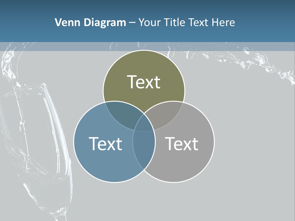 A Glass Of Wine Is Being Poured Into It PowerPoint Template