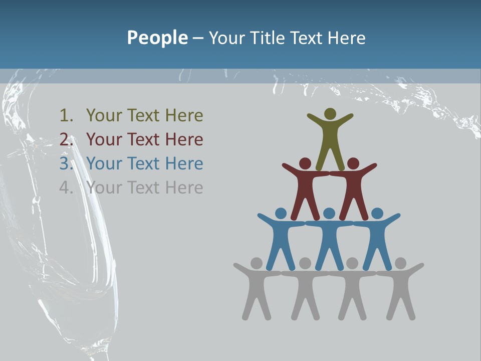 A Glass Of Wine Is Being Poured Into It PowerPoint Template