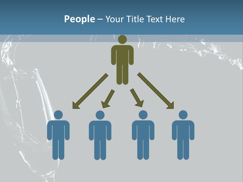 A Glass Of Wine Is Being Poured Into It PowerPoint Template