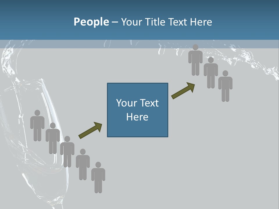 A Glass Of Wine Is Being Poured Into It PowerPoint Template