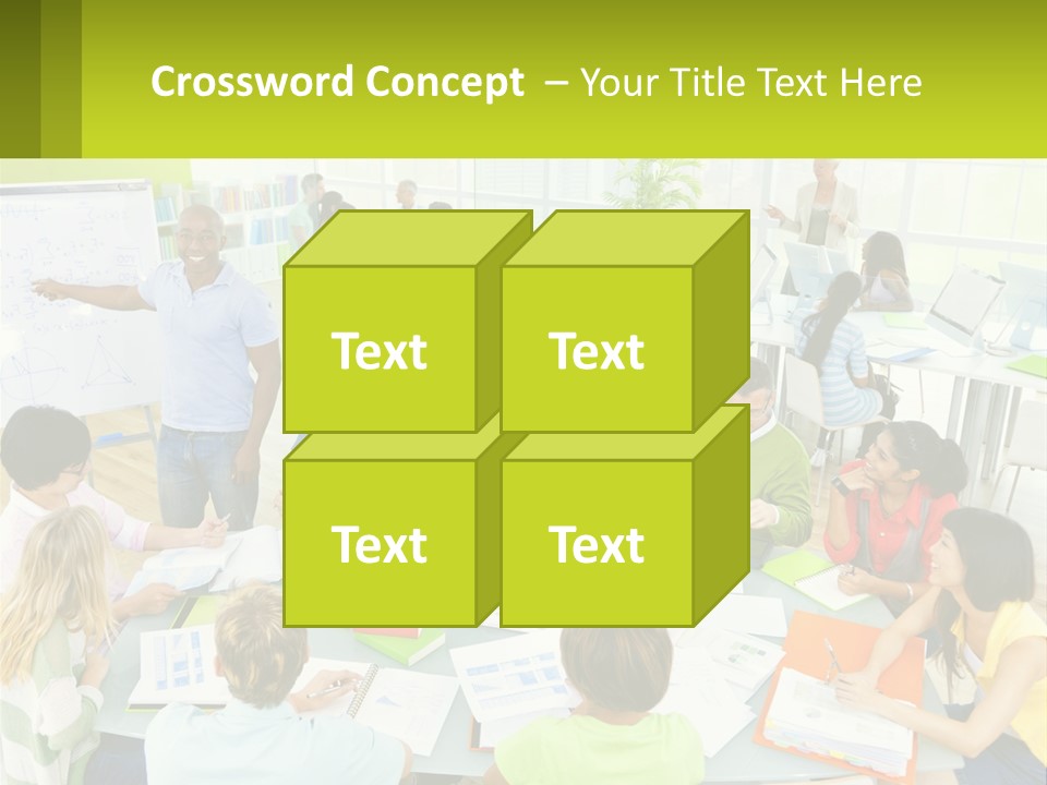 A Group Of People Sitting Around A Table With Papers PowerPoint Template