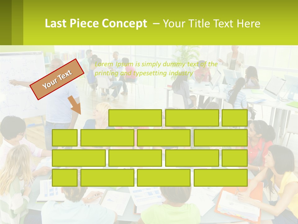 A Group Of People Sitting Around A Table With Papers PowerPoint Template