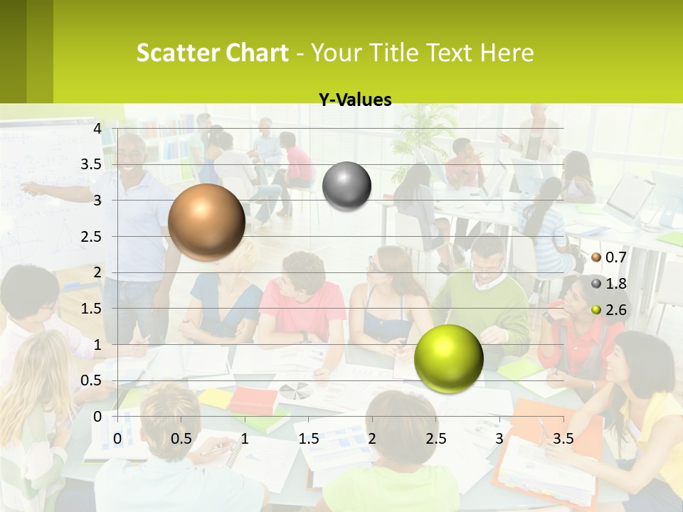 A Group Of People Sitting Around A Table With Papers PowerPoint Template