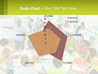 A Group Of People Sitting Around A Table With Papers PowerPoint Template