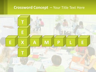 A Group Of People Sitting Around A Table With Papers PowerPoint Template