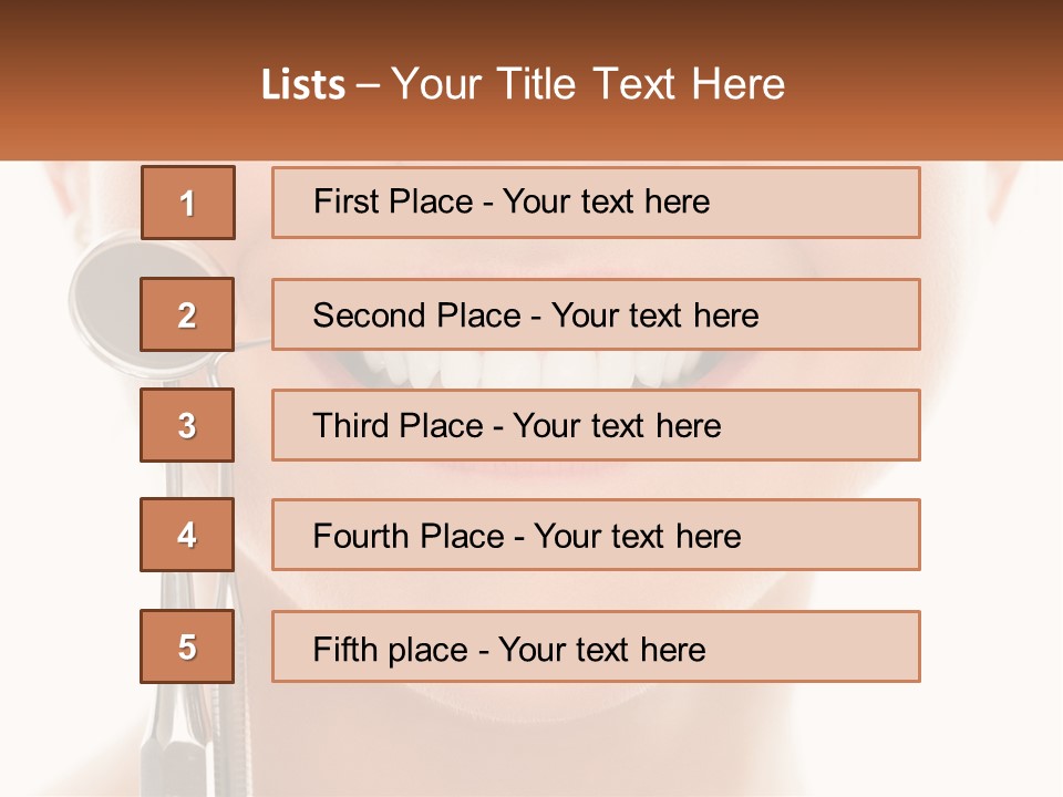 A Woman Holding A Toothbrush And A Dental Floss PowerPoint Template