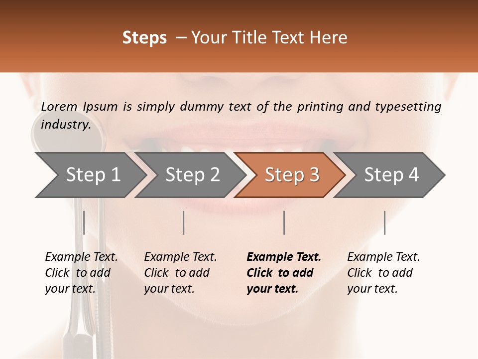 A Woman Holding A Toothbrush And A Dental Floss PowerPoint Template