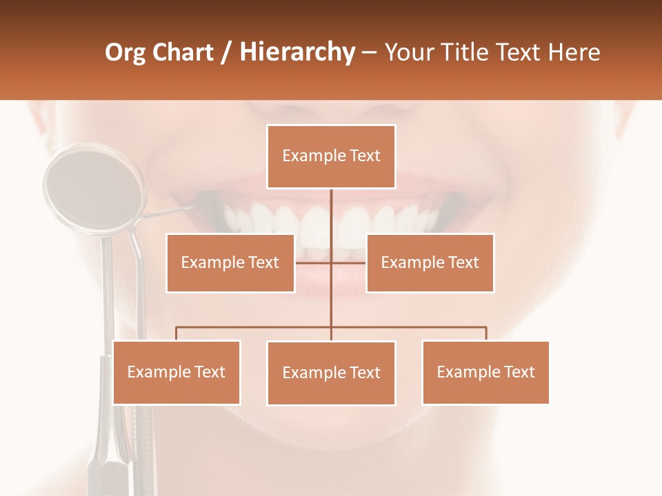 A Woman Holding A Toothbrush And A Dental Floss PowerPoint Template