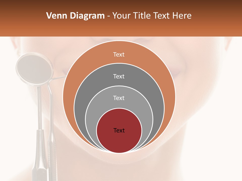 A Woman Holding A Toothbrush And A Dental Floss PowerPoint Template