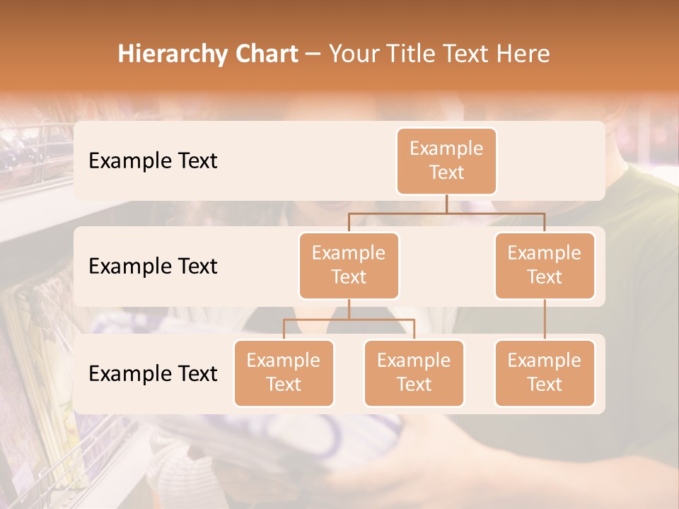 A Man And Woman Looking At A Package In A Store PowerPoint Template