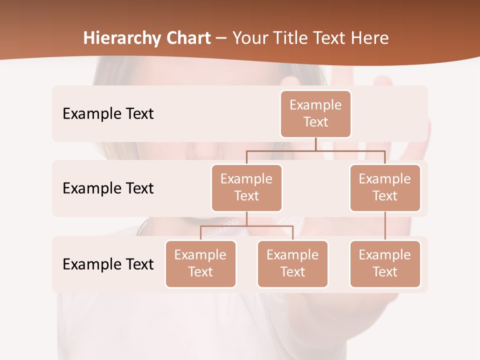 A Little Girl Is Making A Stop Sign With Her Hand PowerPoint Template