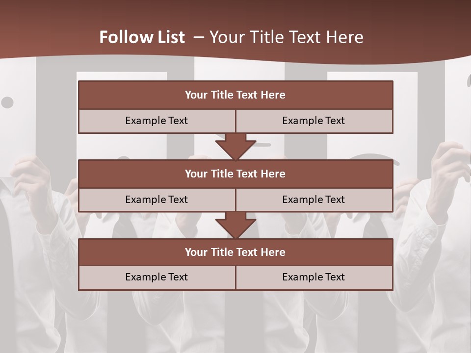 A Group Of People Holding Up Masks With Faces Drawn On Them PowerPoint Template
