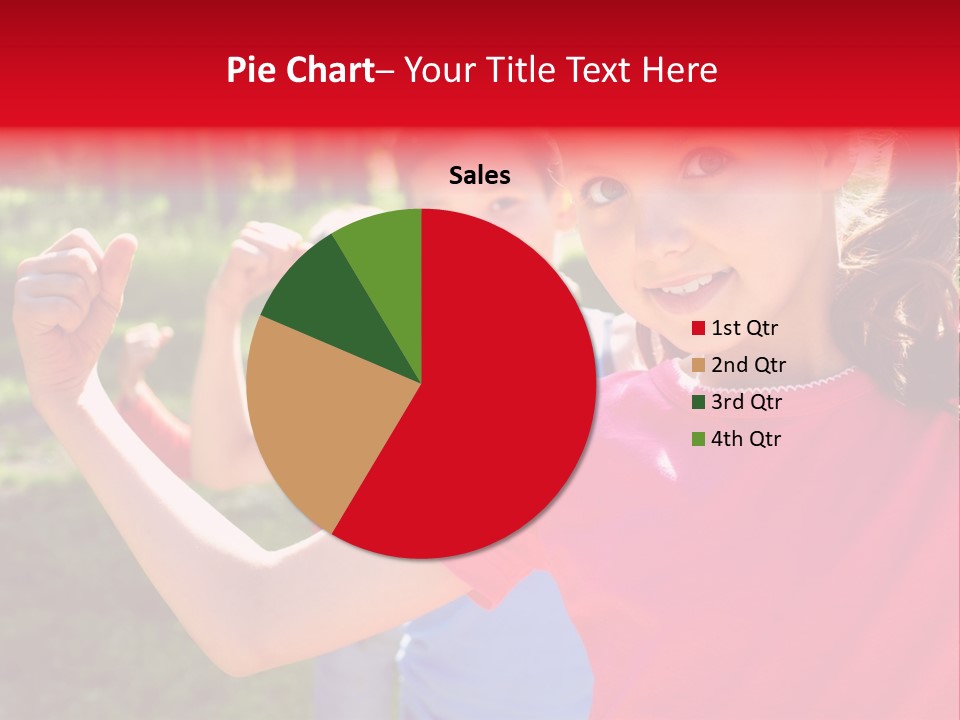 A Group Of Children Posing For A Picture PowerPoint Template