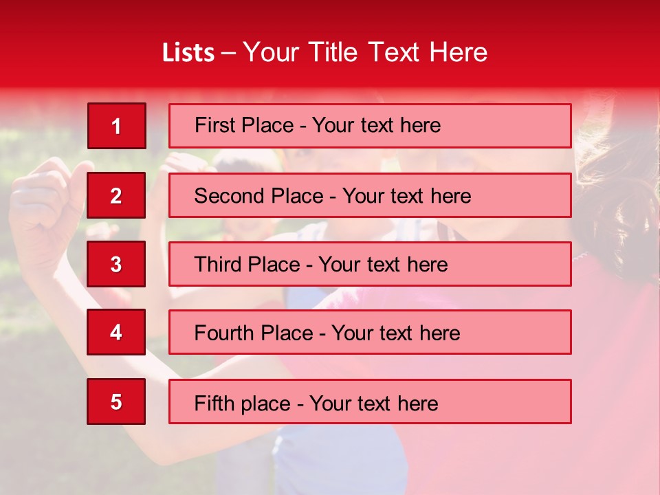 A Group Of Children Posing For A Picture PowerPoint Template