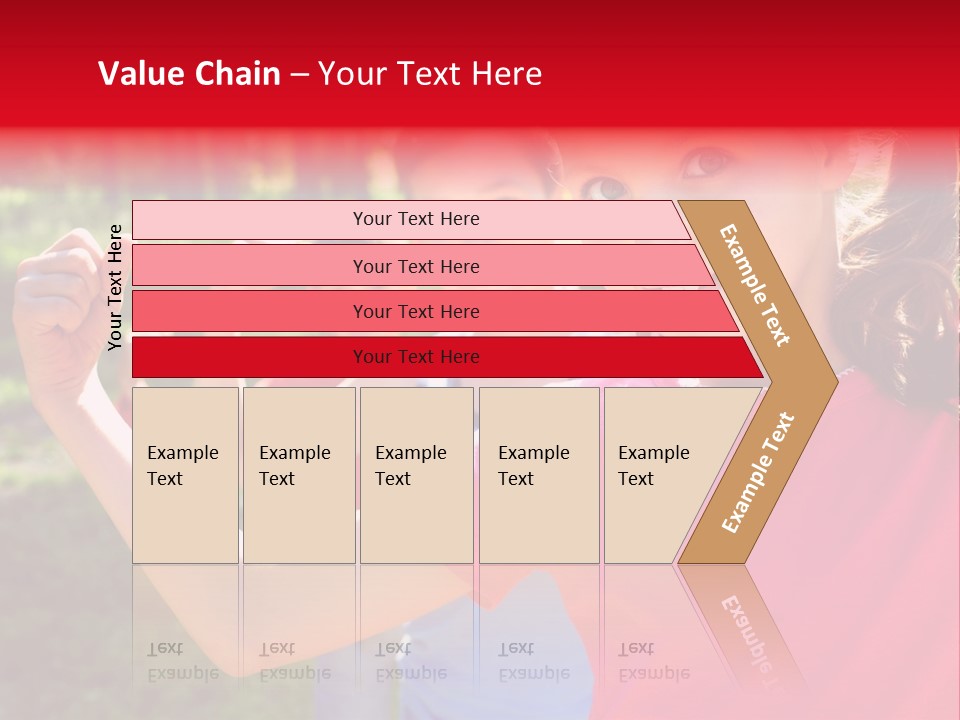 A Group Of Children Posing For A Picture PowerPoint Template