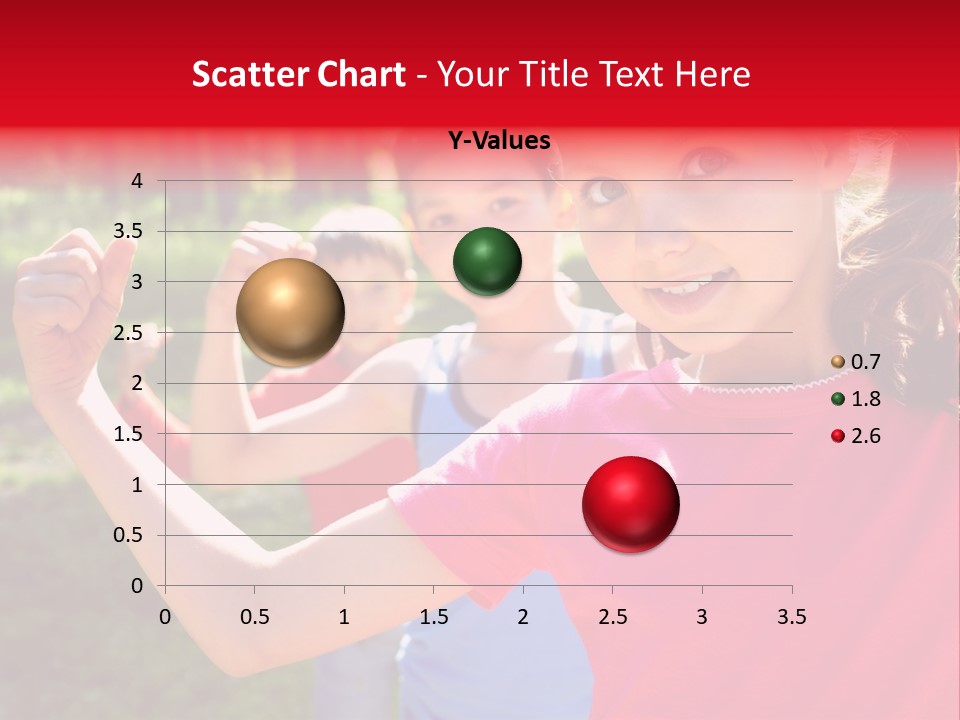A Group Of Children Posing For A Picture PowerPoint Template