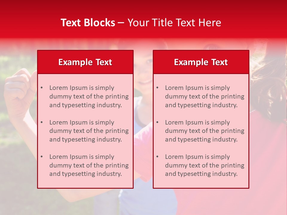 A Group Of Children Posing For A Picture PowerPoint Template