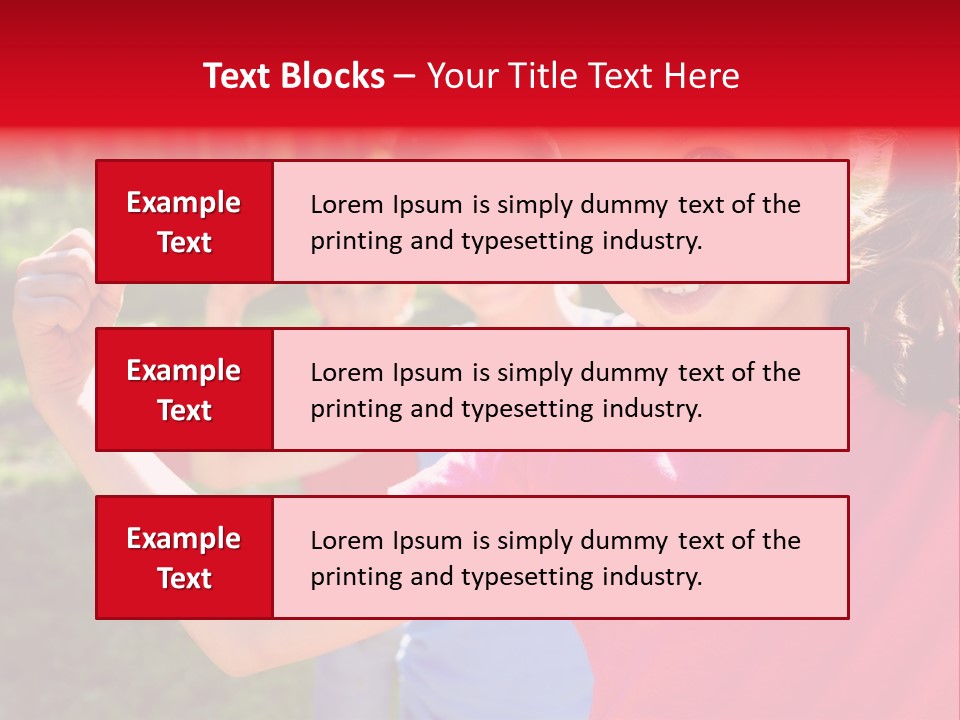 A Group Of Children Posing For A Picture PowerPoint Template