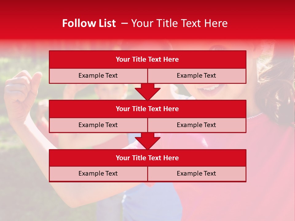 A Group Of Children Posing For A Picture PowerPoint Template