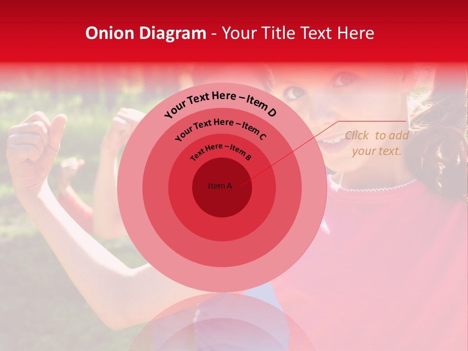 A Group Of Children Posing For A Picture PowerPoint Template