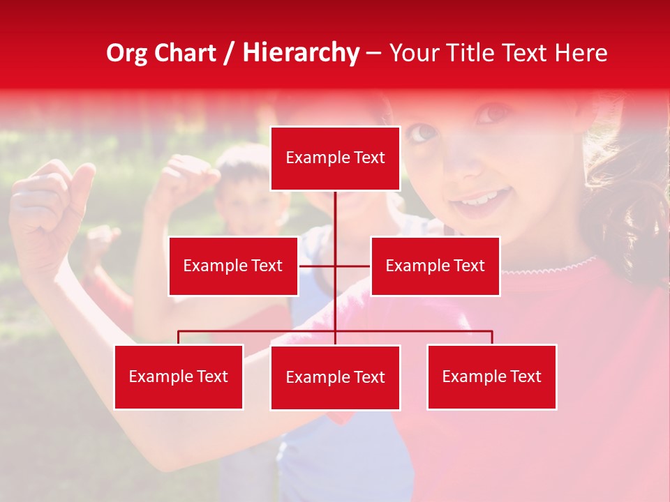 A Group Of Children Posing For A Picture PowerPoint Template