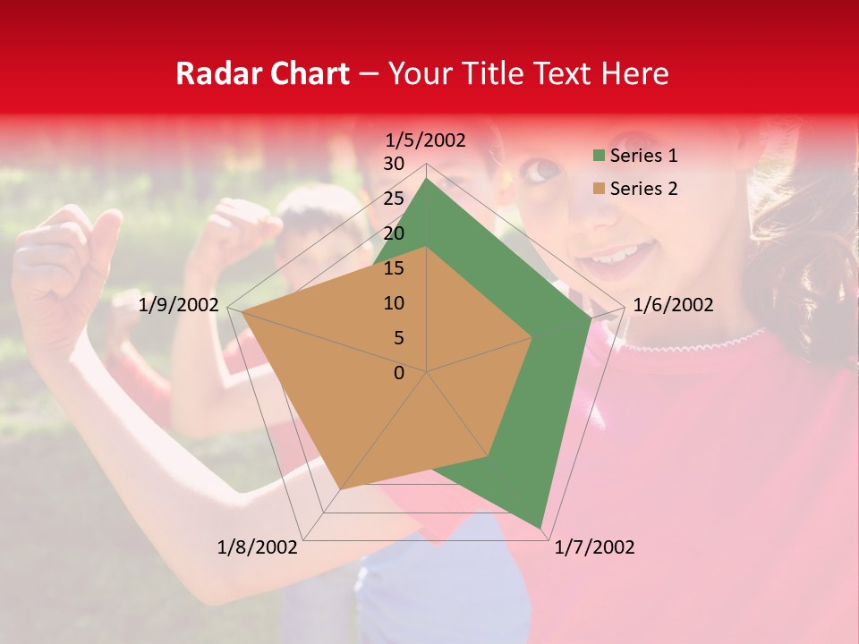 A Group Of Children Posing For A Picture PowerPoint Template