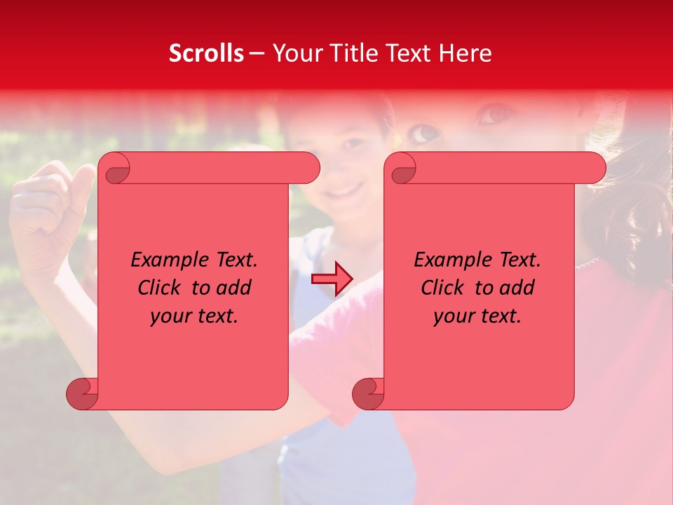 A Group Of Children Posing For A Picture PowerPoint Template