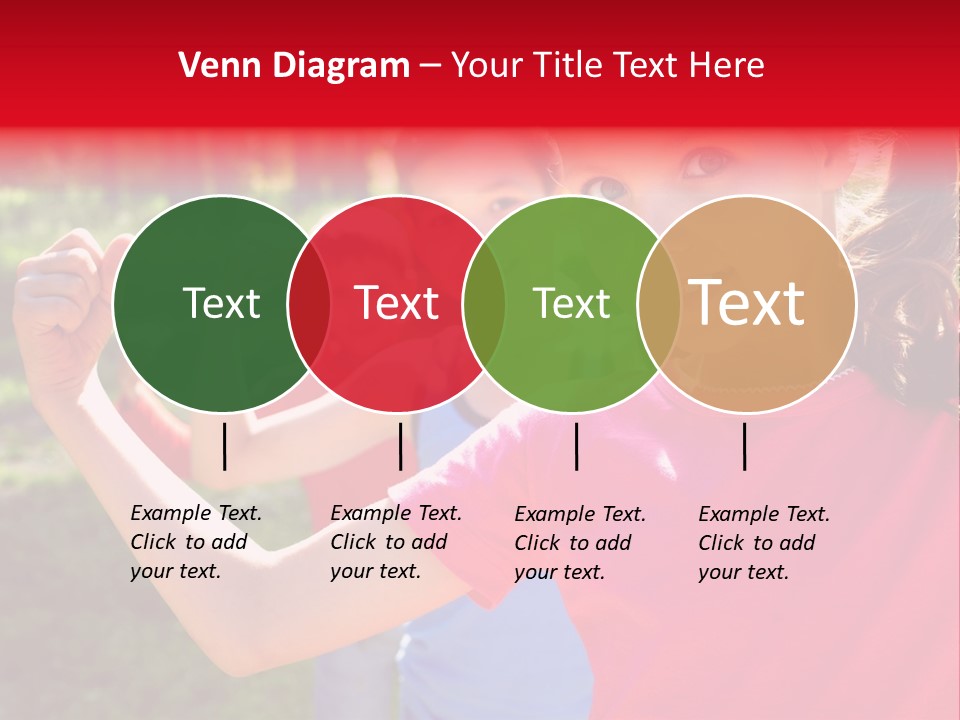 A Group Of Children Posing For A Picture PowerPoint Template