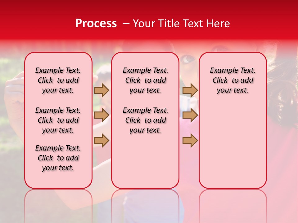 A Group Of Children Posing For A Picture PowerPoint Template