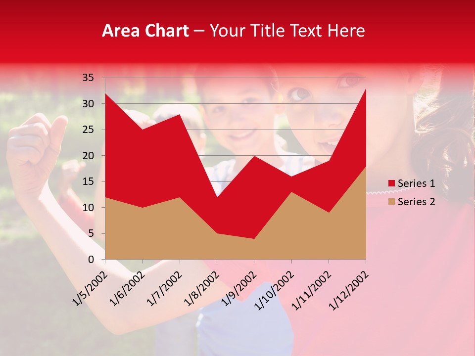 A Group Of Children Posing For A Picture PowerPoint Template