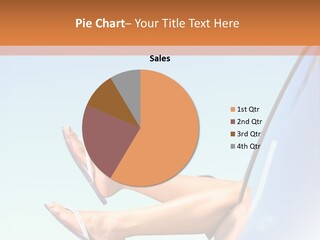 A Woman's Legs Sticking Out Of The Back Of A Car PowerPoint Template